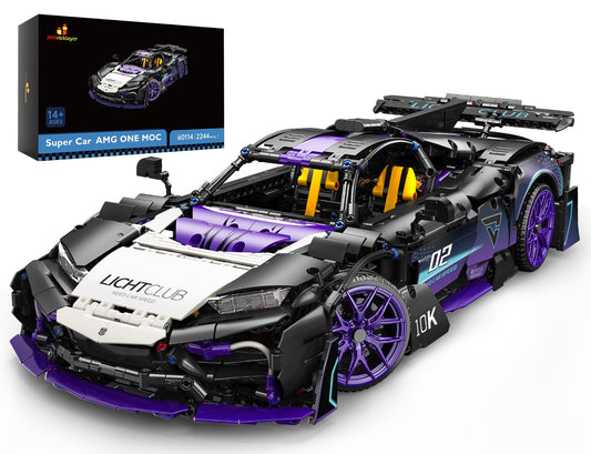JMBricklayer Coche Deportivo AMG One – Maqueta de Supercar de Carreras a Escala 1:10, Juego de Construcción para Adultos y Adolescentes